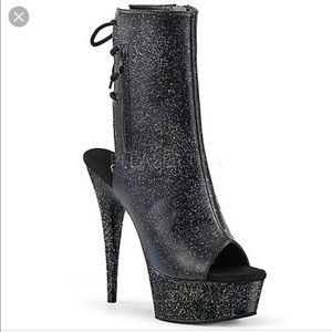 Pleaser delight ankle boots.